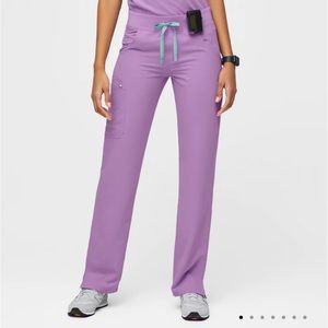 Medium Tall Lilac Livingston Fig Scrub Pants